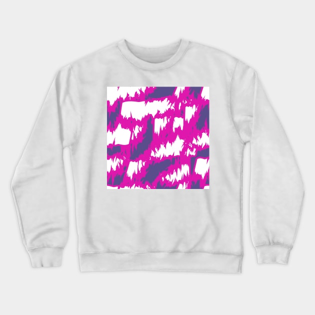 Brush Strokes Seamless Fashion Fabric Crewneck Sweatshirt by MichelMM